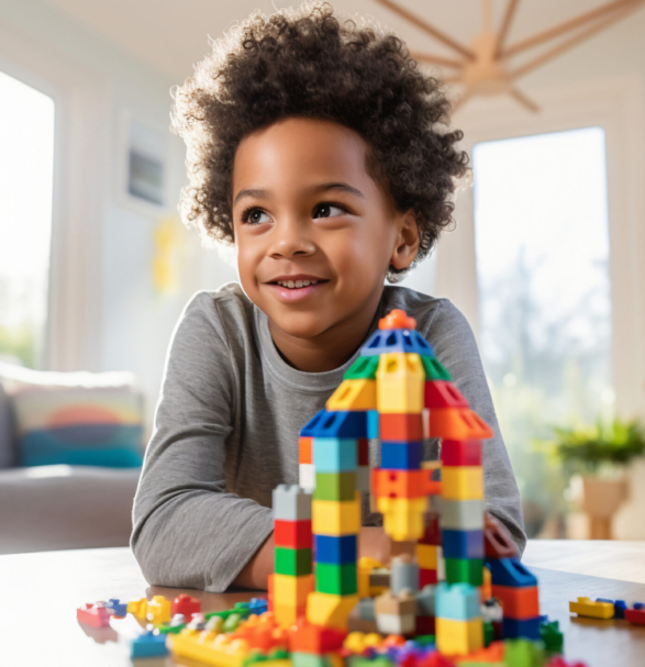 vue-rapprochee-d-un-garcon-jouant-avec-des-legos